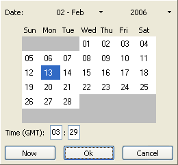 Popup Calendar