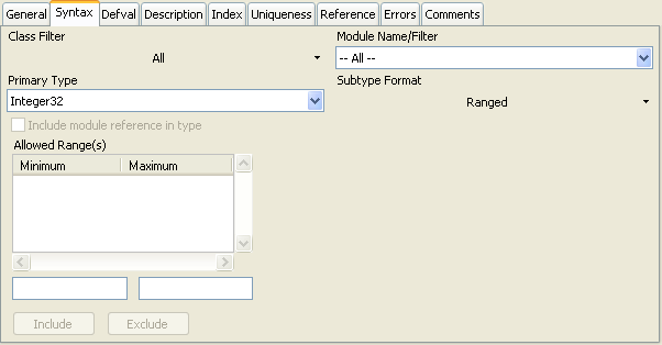 Syntax Page