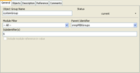 OBJECT-GROUP - General Tab